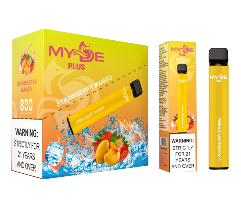 Engros MYDE Plus 800 Puffs Engangs Vape Pen 22 Flavors 550mAh 0% 2% 5% Nikotin EU lager