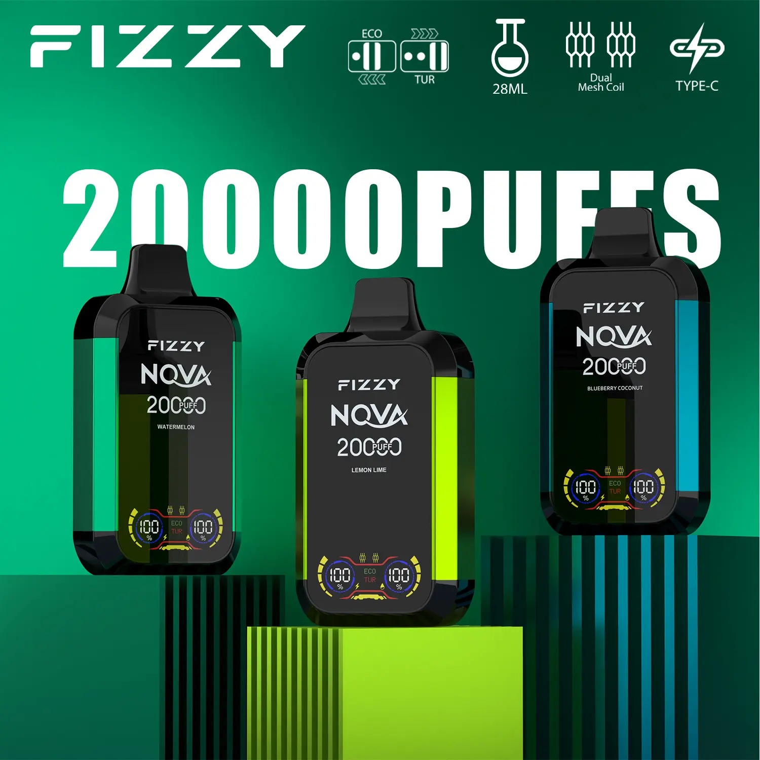 Where to Buy FIZZY Disposable Vapes 20000 Puffs - NIC VAPING